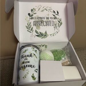 Appreciation Gift Box with Tumbler and Accessories